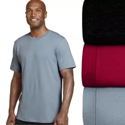 Men's Jockey® 3-pack Crewneck Tees -Cotton Sales Store 1141005 Boysenberry
