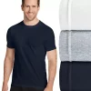 Men's Jockey® 3-pack Crewneck Tees -Cotton Sales Store 1141005 White Gray Navy