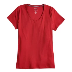 Women's Croft & Barrow® Essential V-Neck Tee 169 Women's Croft & Barrow® Essential V-Neck Tee -Cotton Sales Store 3482291 ALT