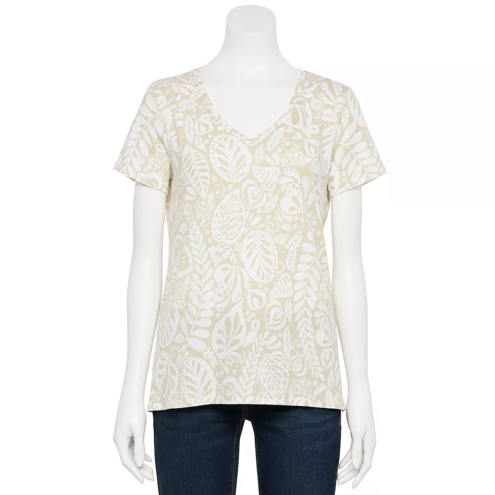 Women's Croft & Barrow® Essential V-Neck Tee 54 Women's Croft & Barrow® Essential V-Neck Tee - Image 52