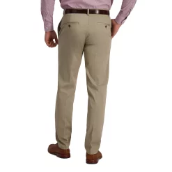 Men's Haggar® Iron Free Premium Khaki™ Straight-Fit Flat Front Perfect Fit Waistband Casual Pant -Cotton Sales Store 3716820 ALT