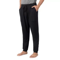 Men's Cuddl Duds® Essentials Banded-Bottom Pajama Pants -Cotton Sales Store 3743031 ALT2