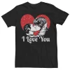 Men's Star Wars Han and Leia "I Love You" Heart Graphic Tee