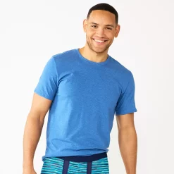 Men's Jockey® Stretch 3-pack Crewneck Tees -Cotton Sales Store 4226681 Ocean Heather