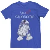 Men's Star Wars R2-D2 Your'e Awesome Graphic Tee -Cotton Sales Store 4249743