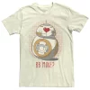 Men's Star Wars BB-8 Mine Heart Eyes Tee -Cotton Sales Store 4253758 Natural