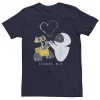 Men's Disney / Pixar WALL-E & Eve Sparks Fly Tee -Cotton Sales Store 4299504