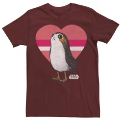 Men's Star Wars Porg Valentine's Day Tee