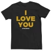 Men's Star Wars I Love You Valentine's Day Tee