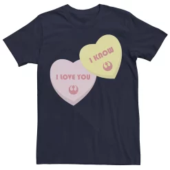 Men's Star Wars Heart Candies Valentine's Day Tee
