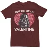 Men's Star Wars Darth Vader Be My Valentine Tee