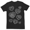 Men's Marvel Hero Icon Vintage Comic Hearts Tee -Cotton Sales Store 4299637