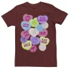 Men's Marvel Valentine's Candy Heart Avengers Icons Tee -Cotton Sales Store 4299649