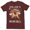 Men's Marvel Iron Man Our Love Is Invincible Tee -Cotton Sales Store 4299651