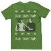 Men's Universal Monsters Mr. & Mrs. Frankenstein Holiday Pattern Tee