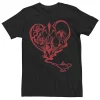 Men's Disney Villains Valentines Jafar You Wish Heart Tee -Cotton Sales Store 4299670