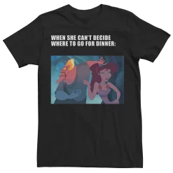 Men's Disney Villains Valentines Where To Go For Dinner Meme Tee