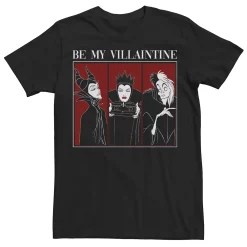 Men's Disney Villains Valentines Be My Villaintine Panels Tee