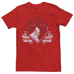 Men's Disney Villains Valentines Hades I'm Hot You're Not Tee