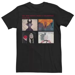 Men's Disney Villains Valentines Why Don't I Have A Valentine Meme Tee