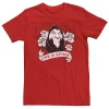 Men's Disney Villains Valentines Scar Love Is Savage Tee -Cotton Sales Store 4299693