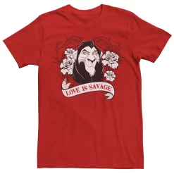 Men's Disney Villains Valentines Scar Love Is Savage Tee