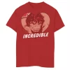 Boys 8-20 Marvel Hulk Incredible Heart Retro Valentine Tee -Cotton Sales Store 4301062