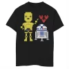 Boys 8-20 Star Wars C-3PO R2-D2 Droid Love Valentine's Tee -Cotton Sales Store 4301118