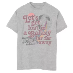 Boys 8-20 Star Wars Let's Get Lost Far Far Away Tee -Cotton Sales Store 4301120 Athletic Heather