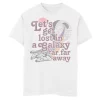Boys 8-20 Star Wars Let's Get Lost Far Far Away Tee -Cotton Sales Store 4301120 White