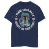 Boys 8-20 Star Wars Boba Fett Bounty Heart Valentine's Tee -Cotton Sales Store 4301121