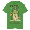 Boys 8-20 Star Wars Yoda One For Me Cute Valentine's Tee -Cotton Sales Store 4301125