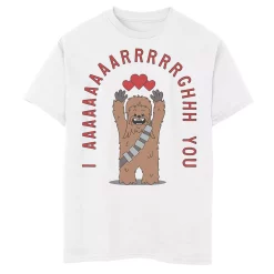 Boys 8-20 Star Wars Chewbacca I Argh You Tee
