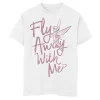Boys 8-20 Disney Peter Pan Tinker Bell Fly Away With Me Portrait Tee -Cotton Sales Store 4301148