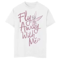 Boys 8-20 Disney Peter Pan Tinker Bell Fly Away With Me Portrait Tee