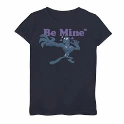 Girls 7-16 Marvel Black Panther Be Mine Valentine Poster Tee
