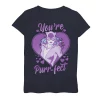 Girls 7-16 DC Comics Valentine's Day Catwoman You're Purr-fect Graphic Tee -Cotton Sales Store 4353542