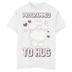 Boys 8-20 Disney Big Hero 6 Baymax Heart Programmed To Hug Graphic Tee