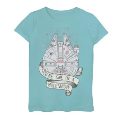 Girls 7-16 Star Wars Millennium Falcon One In A Millennium Graphic Tee