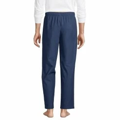 Men's Lands' End Broadcloth Pajama Sleep Pants -Cotton Sales Store 4561212 ALT