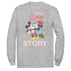 Men's Disney Mickey & Minnie Mouse Valentine Love Tee
