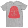 Men's Star Wars Valentine's Day Darth Vader Heart Fill Tee -Cotton Sales Store 4593470