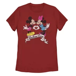Disney's Mickey & Minnie Mouse Juniors' Endless Love Graphic Tee