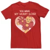 Men's Marvel Iron Man You Make My Heart Soar Valentine Card Tee -Cotton Sales Store 4841103