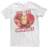 Men's Marvel Invincible Heart Valentines Day Comic Tee -Cotton Sales Store 4841106
