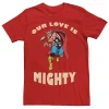 Men's Marvel Mighty Love Valentines Day Tee -Cotton Sales Store 4841121