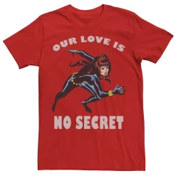 Men's Marvel No Seceret Love Valentines Day Tee