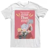 Men's Marvel Thor You're The One Thor Me Valentine Card Tee