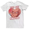 Men's Marvel Amazing Heart Comic Tee -Cotton Sales Store 4841133 White