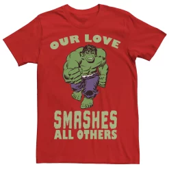 Men's Marvel Smashing Love Valentines Day Tee
